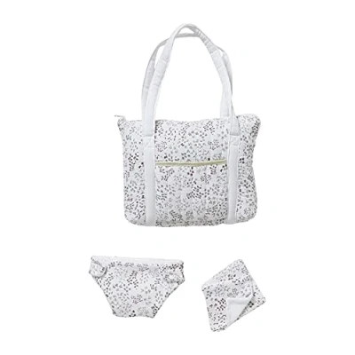 Abbildung von Vertbaudet Wickeltasche aus Baumwollgaze, Flora, mehrfarbig, TU, Rosa
