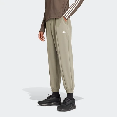 Abbildung von adidas Performance Aeroready Train Essentials Minimal Branding Jogginghose, Damen, Größe: Large, Silver pebble
