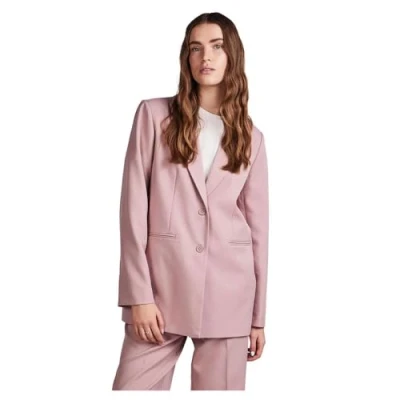 Abbildung von Pieces Pcneva LS Loose Blazer, Damen, Größe: Medium, Woodrose