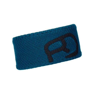 Abbildung von Ortovox Men Rocknwool Headband Petrol Blue Größe One