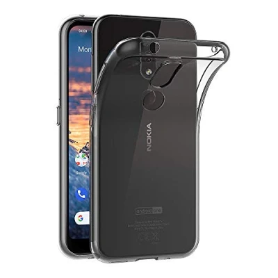 Abbildung von AICEK Hülle Compatible für Nokia 4.2 Transparent Silikon Schutzhülle Case Clear Durchsichtige TPU Bumper Handyhülle (5,71 Zoll)