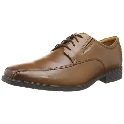 Abbildung von Clarks Herren Tilden Walk Oxford, Dark Tan Lea, 40 EU