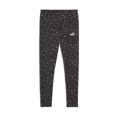 Abbildung von Puma ESS Graphic Animal AOP Tights, Damen, Größe: Large, black
