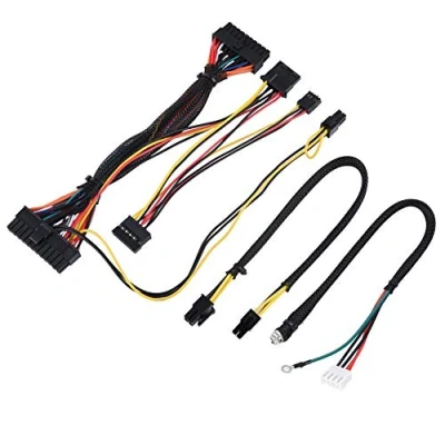 Abbildung von Richer R Power Supply Module, PC Netzteil DC12V Eingang 300W Netzteilmodul,Breadboard Netzteilmodul mit 24Pin AUX/SATA Kabel,geeignet für ITX und 1U Gehäuse