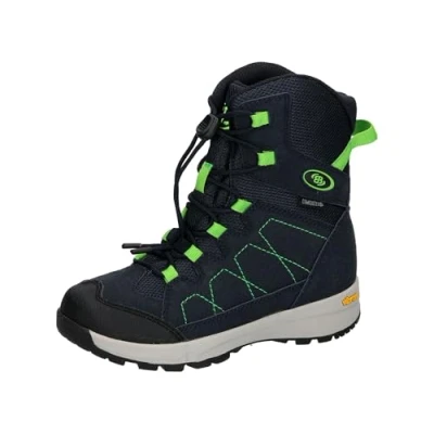 Abbildung von Brütting Snowboot/Winterstiefel für Kinder, Größe: 34, Marine lemon Schuhe