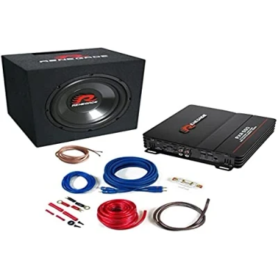 Abbildung von Renegade Auto Sub Komplettset Endstufe + Subwoofer Kabel