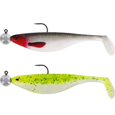 Abbildung von Westin Shadteez R &#039;N 12cm (4,7&quot;) Rigged and Ready 2 Stück Dark Water Mix