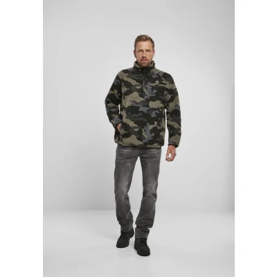 Abbildung von Brandit Fleecepullover, Herren, Größe: Large, Darkcamo