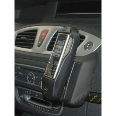 Abbildung von KUDA 082385 Halterung Kunstleder schwarz für Renault Scenic JZ ab 05/2009 bis 2016