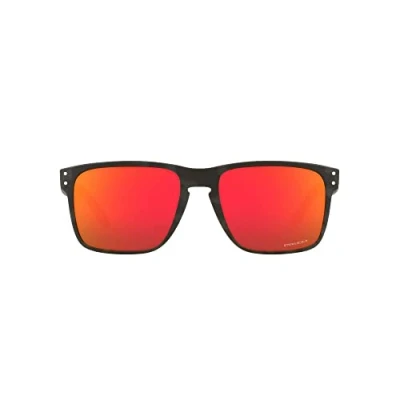 Abbildung von Oakley Unisex 0oo9417 Sonnenbrille, Matt Schwarze Tarnfarbe/Rubin Prizm (Matte Black Camouflage/Prizm Ruby), 59