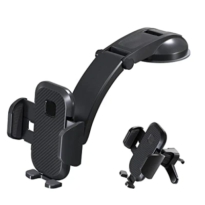Abbildung von CGZZ Handyhalterung Auto, 3 in 1 Universal Handy Halterung Auto mit Langem Schwanenhals für Windschutzscheibe, Handyhalter Zubehör iPhone, Samsung, Huawei usw