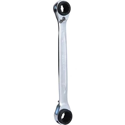 Abbildung von KS Tools 503.4546 4 in 1 GEARplus umschaltbar Doppel Ratschenringschlüssel, 16x17x18x19mm