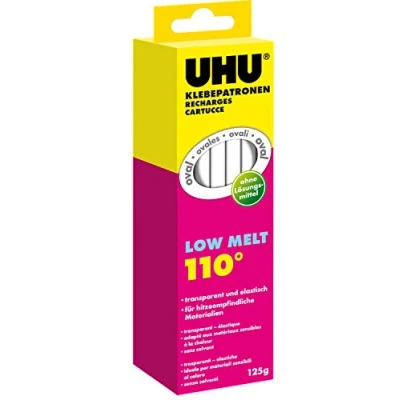 Abbildung von UHU Heißklebesticks LOW MELT 110 transparent