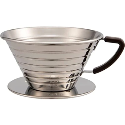 Abbildung von Kalita Wave 185 Edelstahl Dripper, 1 von FROG.coffee