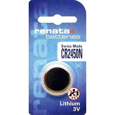 Abbildung von Knopfzelle RENATA CR2450N mit Lithium/ 3.0V/ mAh
