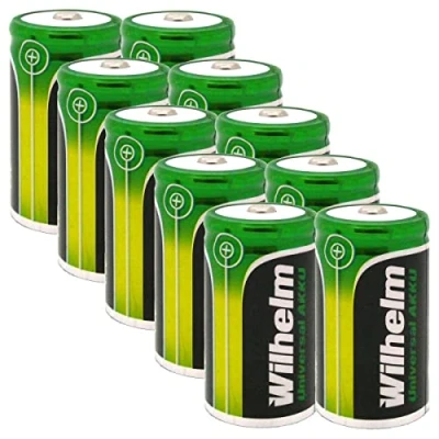 Abbildung von 10x Akku Mono D Wilhelm Universal 9000 mAh Zelle HR20 MN1300 1,2 V NIMH