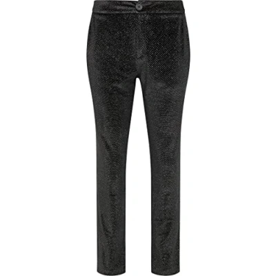 Abbildung von EUCALY Damen Samthose 19411536 EU01, SCHWARZ, S