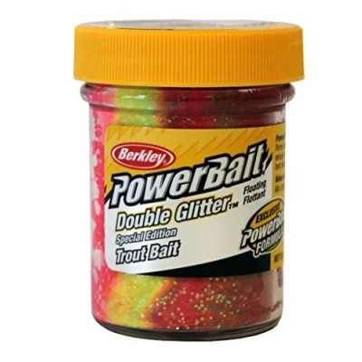 Abbildung von Berkley Natural Scent Troutbait Sunshine Yellow/ Spring Green/ Fluo Red Powerbait