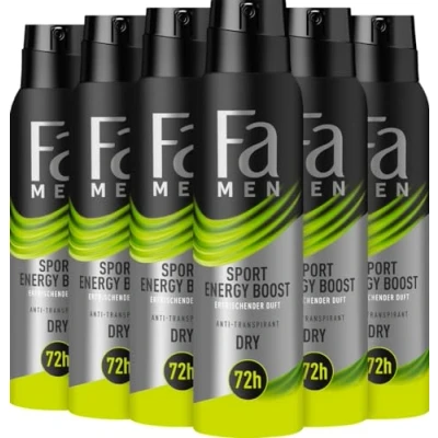 Abbildung von Fa Men Deospray &quot;Sport Energy Boost&quot; 6er Pack (6 x 150 ml)