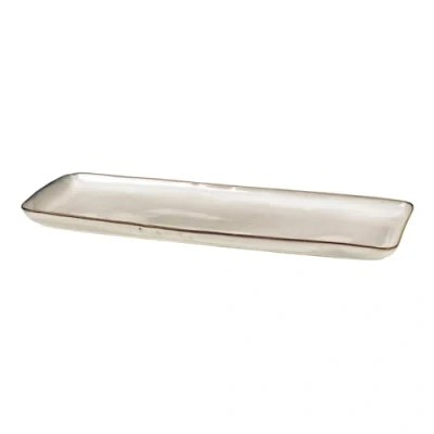 Abbildung von Broste Copenhagen NORDIC SAND Platte eckig 12,5 x 35 cm