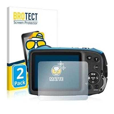Abbildung von BROTECT Entspiegelungs Schutzfolie für Fujifilm FinePix XP130 (2 Stück) Matte Displayschutz Folie, Anti Reflex, Fingerprint