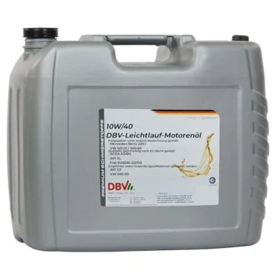 Abbildung von 10W/40 DBV Leichtlauf Motorenöl (teilsynthetisch) 20 Liter Kanister