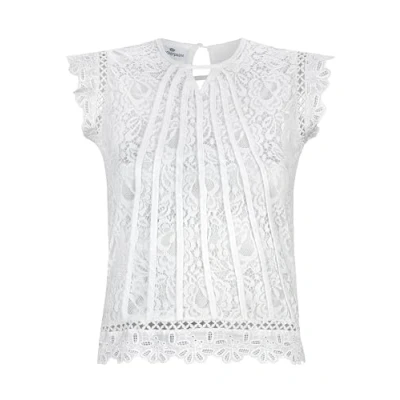 Abbildung von Stockerpoint Damen Isa Bluse, Weiss, 42
