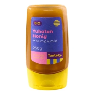 Abbildung von TanteLy Yukatan Honig in der Spenderflasche (250 g) Bio