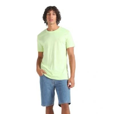 Abbildung von Calvin Klein Jeans Embro Badge Tshirt basic, Herren, Größe: Small, Exotic mint