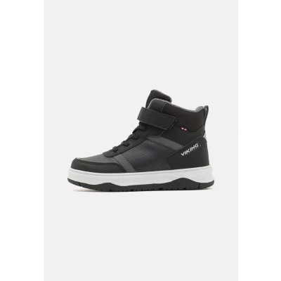 Abbildung von Viking Squad WARM WP Unisex Schnürstiefelette für Kinder, Größe: 38, Black Schuhe