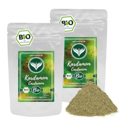 Abbildung von Azafran Grüner BIO Kardamom gemahlen Kardamompulver aus Guatemala 200g