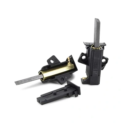 Abbildung von DL pro 2x Kohlebürsten für AEG Electrolux 4006020343 Bosch Siemens 173028 Whirlpool 481236248003 Motorkohlen Kohlen Aufschrift R FHP ACC Motor Lavamat Maxx Waschmaschine Waschtrockner