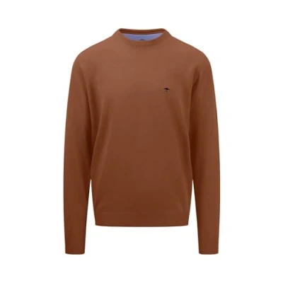 Abbildung von FYNCH HATTON Strickpullover &quot;FYNCH Langarmpullover&quot;, mit Logostickerei