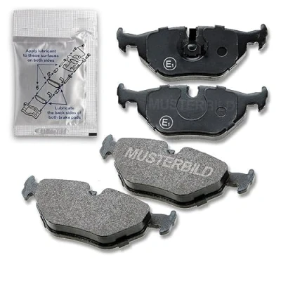 Abbildung von ATEC Germany Bremsbelagsatz Vorderachse, Bremsbeläge Bremsklötze vorne, 4 Stück, Kompatibel mit MERCEDES BENZ 124 (C124) (W124)(S124), 190 (W201), E Klasse (W124) (A124), (C124)(S124)