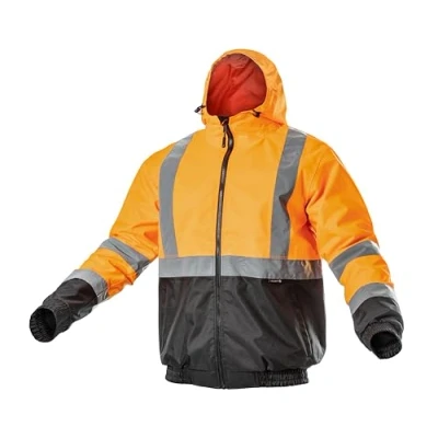 Abbildung von Högert Warnschutzjacke &quot;Nims&quot; mit Oxford 300D Verstärkung Orange XXL