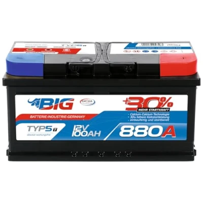 Abbildung von BIG +30% T Modell (12V 100Ah 880A/EN)