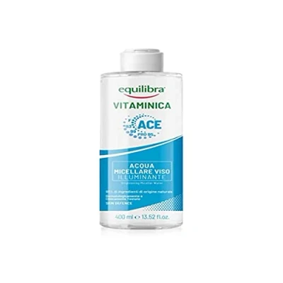 Abbildung von Equilibra Gesicht, Vitamin, Mizellares Wasser für das mit Multivitaminkomplex, Alpha Hydroxysäuren und Panthenol, verleiht der Haut Frische Leuchtkraft, 400 ml
