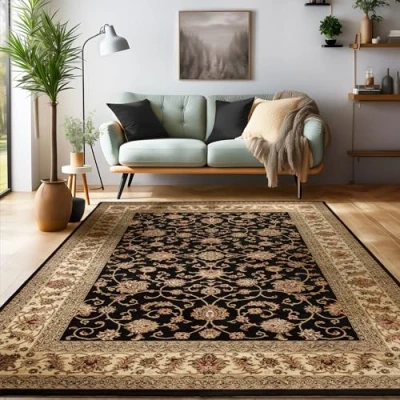 Abbildung von SIMPEX24 Orientteppich Orientalisch Design, Rechteckig, Höhe: 12 mm, Orinet Teppich Webteppich orientalischen Mustern Wohnzimmer