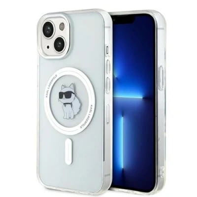 Abbildung von Karl Lagerfeld KLHMP15SHFCCNOT Hülle für iPhone 15 6.1&quot; transparent hardcase IML Choupette