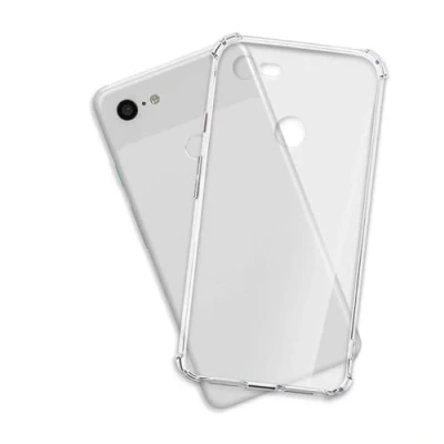 Abbildung von mtb more energy® Case Soft Armor kompatibel mit Google Pixel 3 XL (6.3&#039;&#039;) Anti Shock Verstärkung 1,5mm TPU Schutz Hülle Cover Tasche Handyhülle