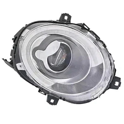 Abbildung von VALEO ORIGINAL PART 046761 Scheinwerfer rechts LED transparent mit Tagfahrlicht für Rechtsverkehr ohne Stellmotor LWR MINI: Schrägheck