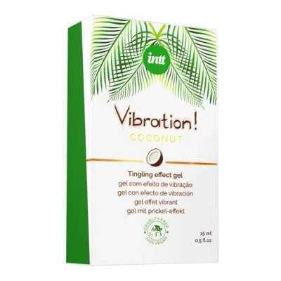 Abbildung von «Vibration! Coconut» 15ml prickelndes Intimgel mit Geschmack (0.015 l) 15 ml