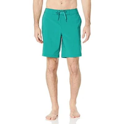 Abbildung von Amazon Essentials Herren Board Shorts, Blaugrün, XL