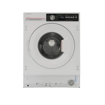 Abbildung von Sharp Einbauwaschmaschine, ES NIB814BWB DE, 8 kg, 1400 U/min