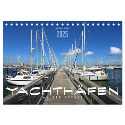 Abbildung von YACHTHÄFEN AN DER OSTSEE (Tischkalender 2025 DIN A5 quer), CALVENDO Monatskalender