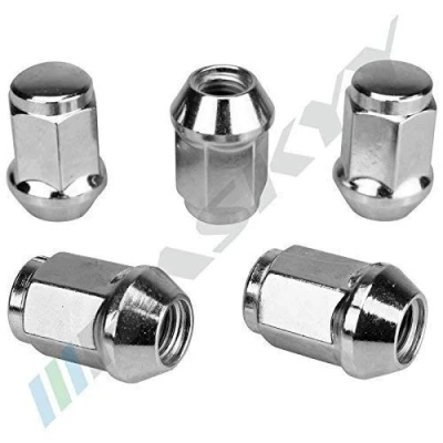 Abbildung von 20 CHROM Radmutter Mutter M12x1,5x34 SW19 Kegelbund Kegel 60 Alu Stahl Felgen BMW