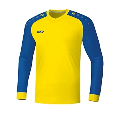 Abbildung von JAKO Kinder Trikot Champ 2.0 LA, citro/sportroyal, 140, 4320
