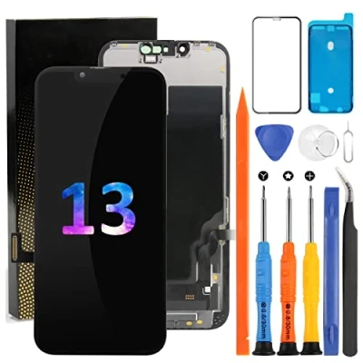 Abbildung von SRJTEK für iPhone 13 Bildschirm Ersatz LCD A2633 Display A2482 Touch Digitizer Assembly A2631 A2634 A2635 (Incell Not Original)