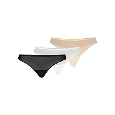 Abbildung von Teyli 3 PACK String, Damen, Größe: Large, Black white beige