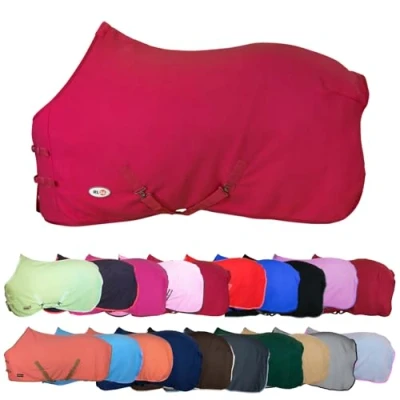 Abbildung von RL24 Abschwitzdecke mit Kreuzgurt BASICLINE pink 65cm